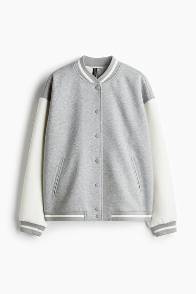 H&M Motif Detaylı Beyzbol Ceketi