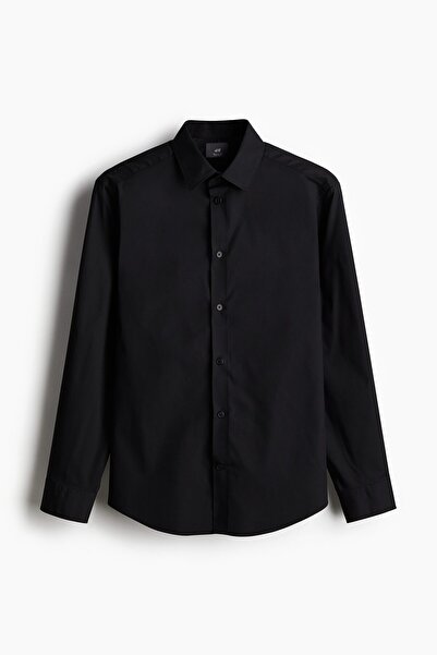 H&M Regular Fit Kolay Ütülenir Gömlek