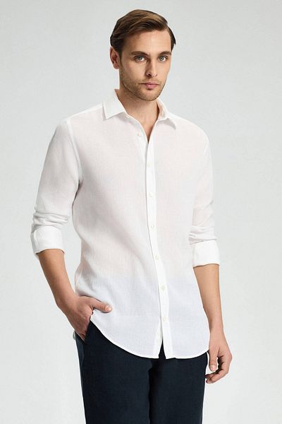 Hemington White Pure Cotton Shirt