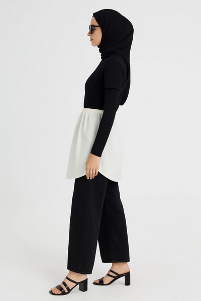 mirach Ecru Color Shirt Underwear Skirt