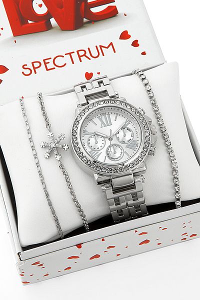 Newera Watch ساعة يد نسائية - سلك معدني، مع صندوق خاص لعيد الأم كهدية