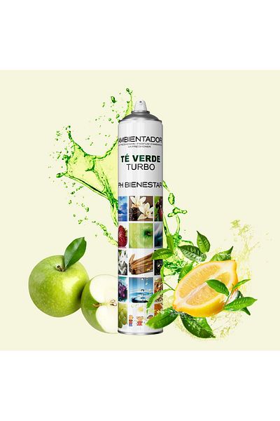 10Q Aroma Professional Room Air Freshener Spray Turbo Spray 750 ml - Green Tea