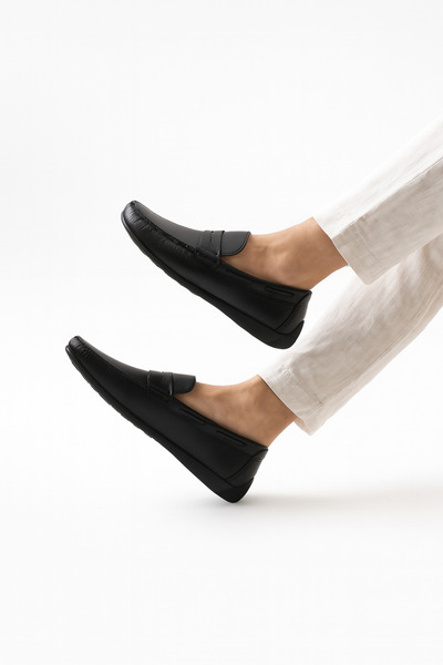 Safari Ayakkabı Icon Чоловічі лофери з натуральної шкіри