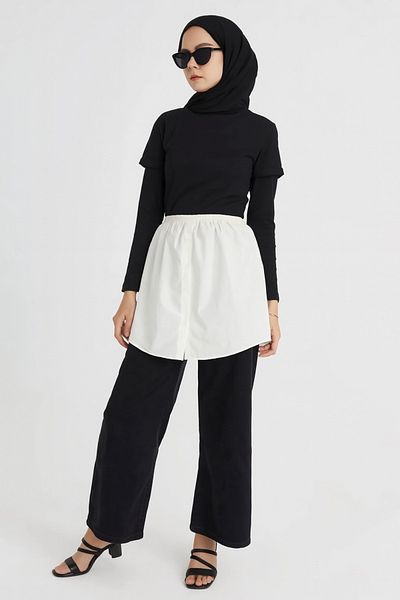 mirach Ecru Color Shirt Underwear Skirt