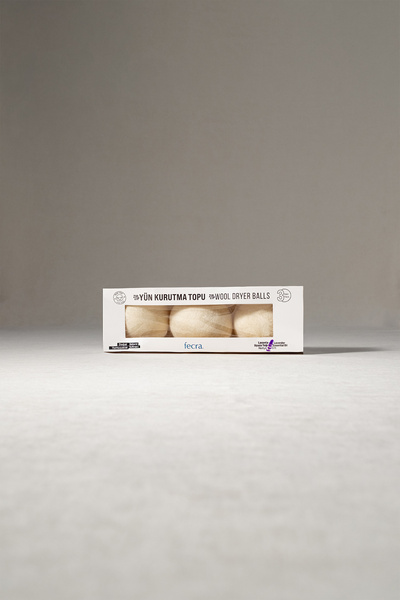 Fecra Zıpzıp 6’lı XL Yün Kurutma Topu + Lavanta Yağı – %100 Organik Doğal Çamaşır Yumuşatıcı