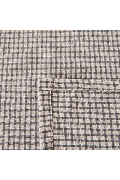 Evidea Soft Gingham Table Cloth - Gray - 140X200 cm