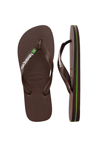 Havaianas Brasıl Logo Чоловічі коричневі капці - 4110850