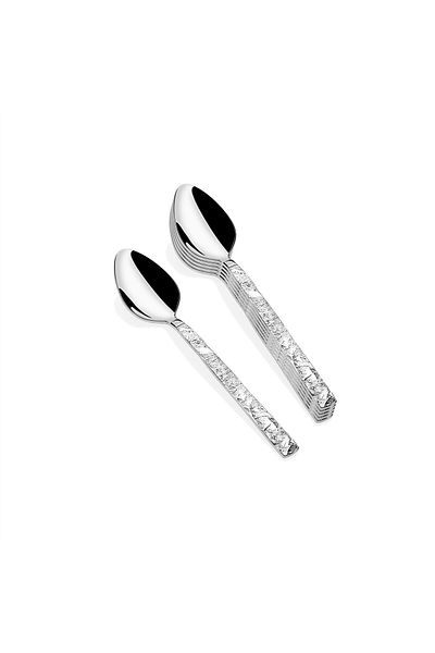 on-on 18/10 Metal Tea Spoon Set 6 Pieces