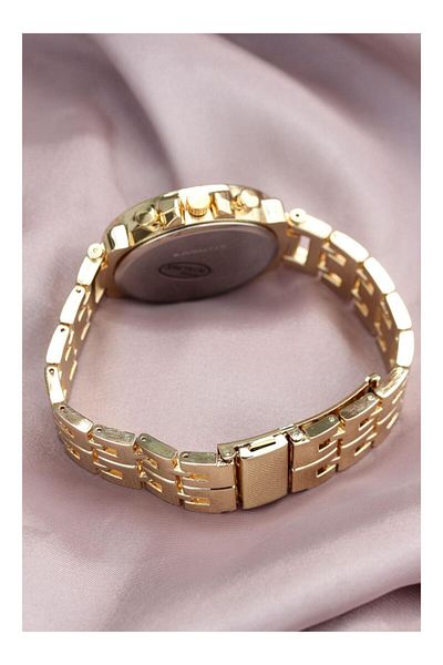 Spectrum Gold Metal Cord Zircon Stone Case Design Women's Watch