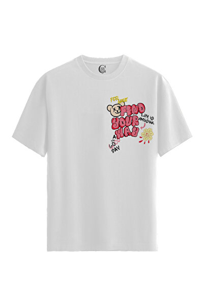 Color Luxe Find Your Way - 100% Cotton Women's White T-Shirt - Premium Quality