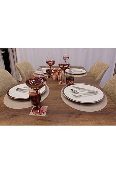 Mena Rise Şirinshop Oval Int Laser Cut American Service 2 Pcs 35X45 cm 1108107