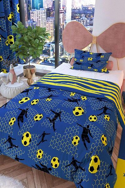 Mena Rise Fans Double Sided Children's Duvet Cover Set Cotton S-L 1017157