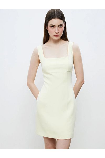 LC Waikiki Soulife Sari Square Neck Mini Dress