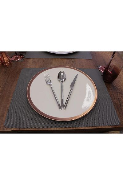 Mena Rise Şirinshop Flat Nopeli Faux Leather American Service 2 Pcs 35X45 cm 1108107