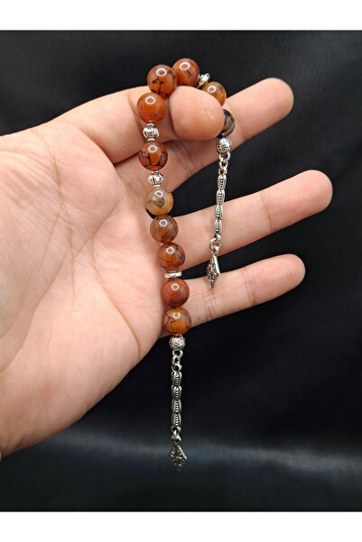 Han Ticarethane 11'li حجر طبيعي العقيق زازا موديل تسبيح