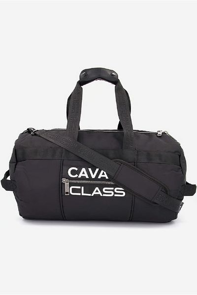 Cavalli Class Men Casual Duffle Bag 44 L x 35 H x 21 W cm, Black
