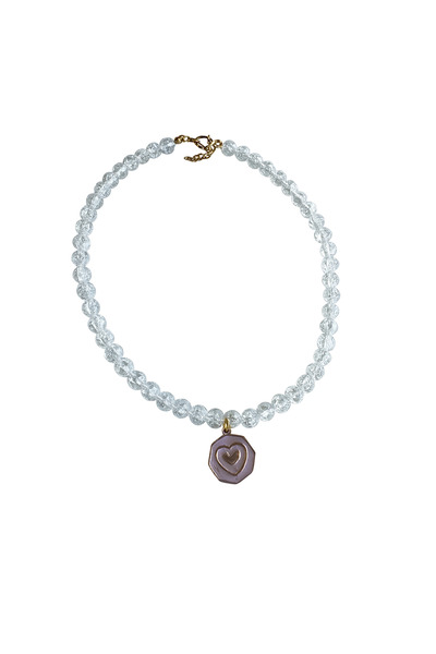 Venus Design Colorful Glass Bead Necklace