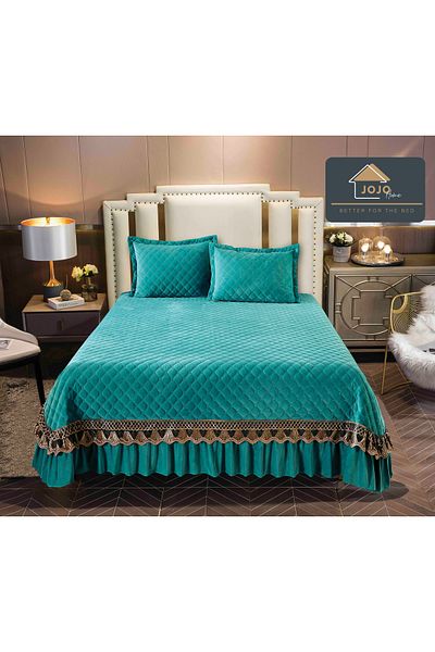 FIONNA.RO Premium Velvet Blanket UNI - Turquoise