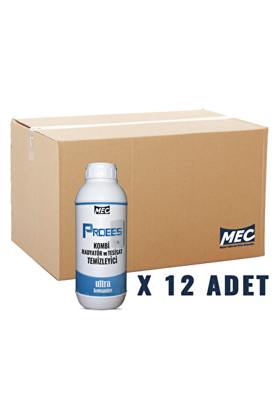 Kombi Radyatör Ve Tesisat Temizleyici Proees 1 Litre X 12 Adet