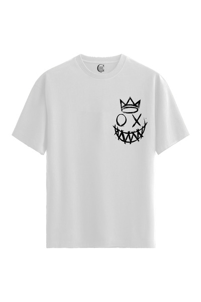 Color Luxe Crowned Madness - Women's White T-Shirt 100% Cotton - Premium Quality