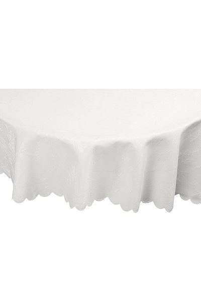 Mena Rise Diyar-Ifırsatshop Ayana Worry-Free Round Tablecloth Ecru 150cm 1017157