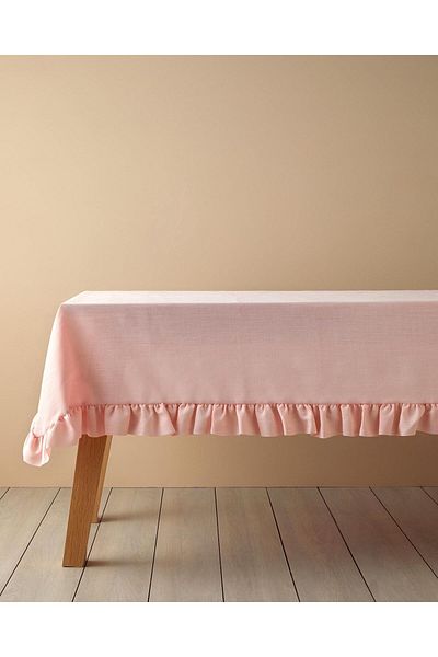 Mena Rise Şirinshop Home Flor Pura Polyester Table Cloth Pink 1108107