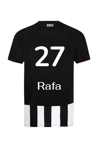 FOLKLORİST Beşiktas//Râfa-Silvâ Black-White 25 - 26 New Season Home Adult Football Jersey