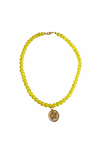 Venus Design Renkli Cam Boncuk Kolye