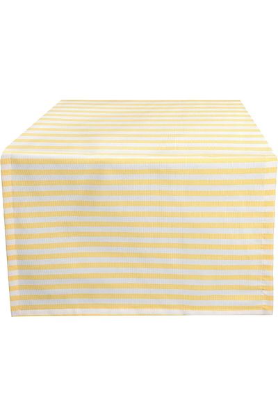 Mena Rise Şirinshop Funky Yellow Striped Runner 50X150Cm 1108107