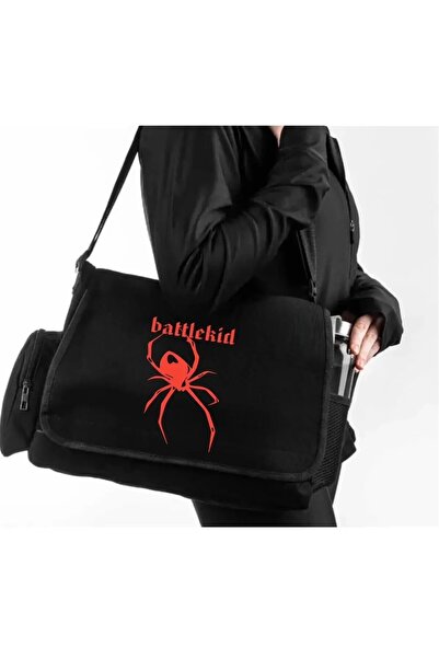 DEEFWEAR Battlekid Spider Symbol Special Design Printed Messenger Bag