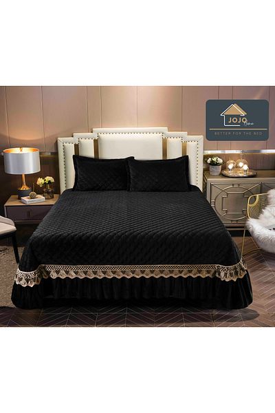 FIONNA.RO Premium Velvet Blanket UNI - Black