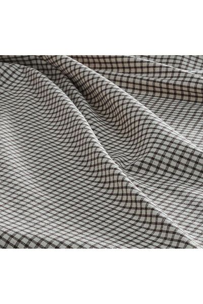 Mena Rise Sirinshop Texture |   6-Piece Linen Piti Checkered American Service 35 X 45 cm (Brown) 1108107