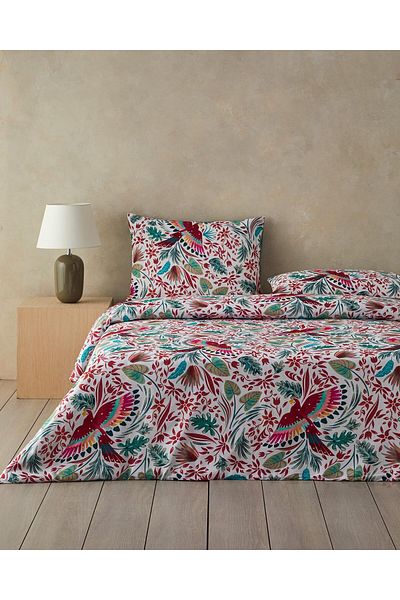 Mena Rise Double Duvet Cover Set Green 1017157