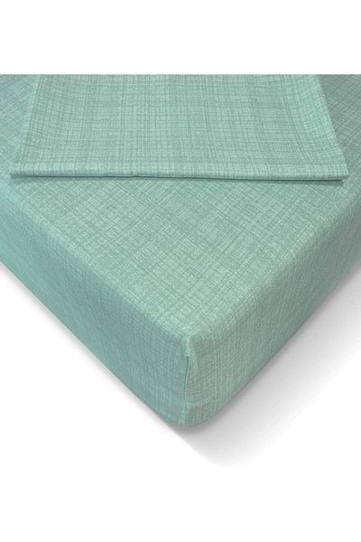 Mena Rise Şirinshop Turca At7628 Ranforce 160X200Cm Fitted Sheet Set, Mint 1108107