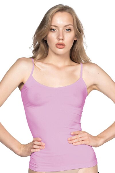 byasafkids Pink Mi Emay 5011 Soft Ripli Tank Top