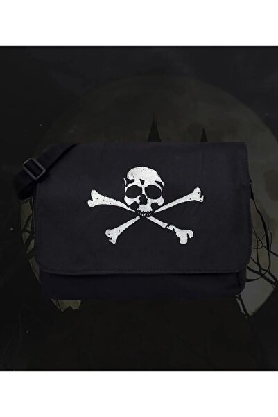 DEEFWEAR Skeleton Design Printed Messenger Bag