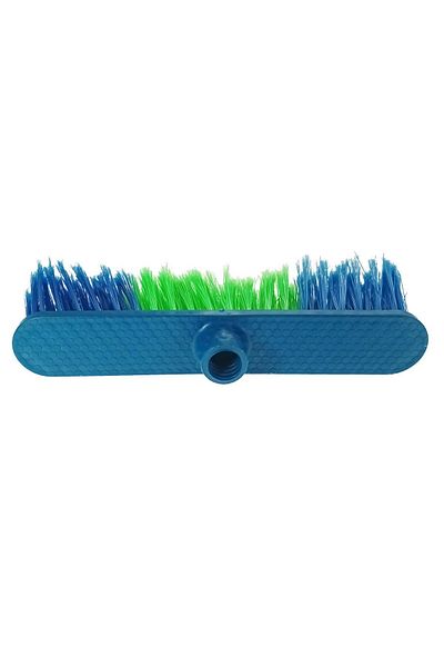 OEM Plastic broom, dimensions 265x110x45mm, bristle length 75mm, without handle, blue