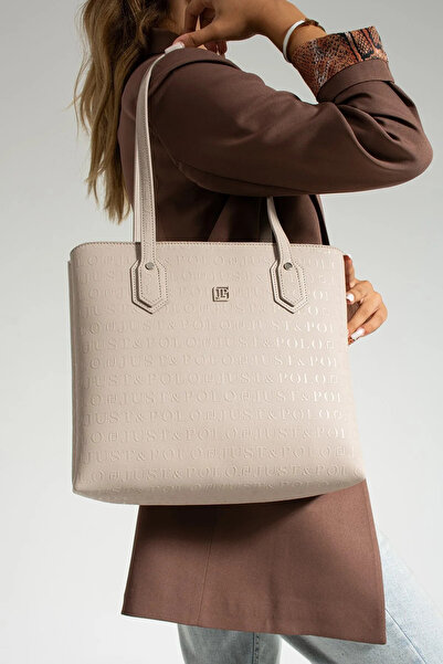 Just Polo Women's Stone Large Size Handbag 344028Mh