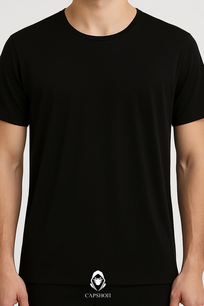 Capshon تي شيرت رجالي من الخيزران - نسيج خيزران طبيعي ناعم للغاية، هيكل خفيف ...