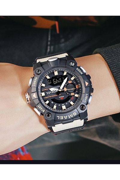 SMAEL 8040 Digital Analog Sport Military Men Wrist Watch