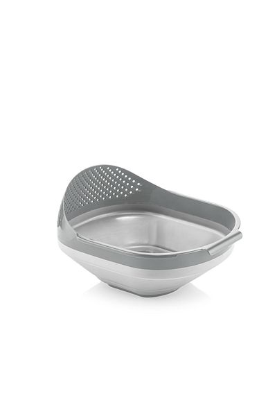 INTEREV Foldable Rice Strainer - 3000 ml - Gray