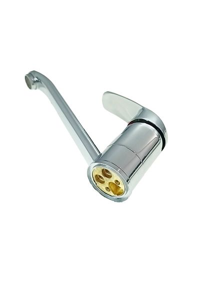 OEM Bathroom faucet for washbasin, BBF-55008, stand-mounted, single-lever, ceramic cartridge, with connections