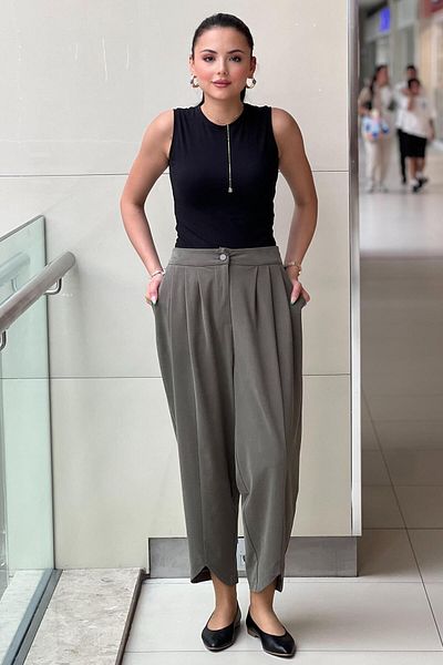 sentez giyim Synthesis Bellis V Leg Trousers
