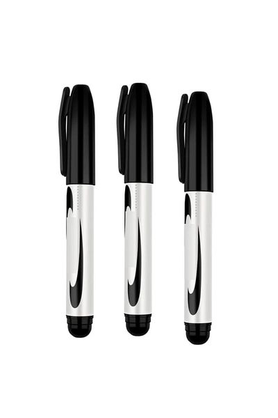 CANSA 3 Black Parcel Pens - Sack - Wooden Pens