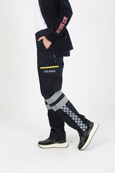 TRENDAY TEKSTİL Emergency Health Unisex Mold Four Seasons Pants 112 Emergency Health Pants