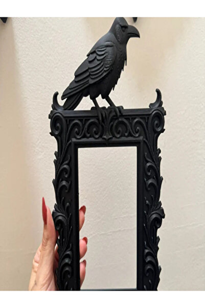 BCB STORE Gothic Raven Frame Ornate Decor for Dark Altars