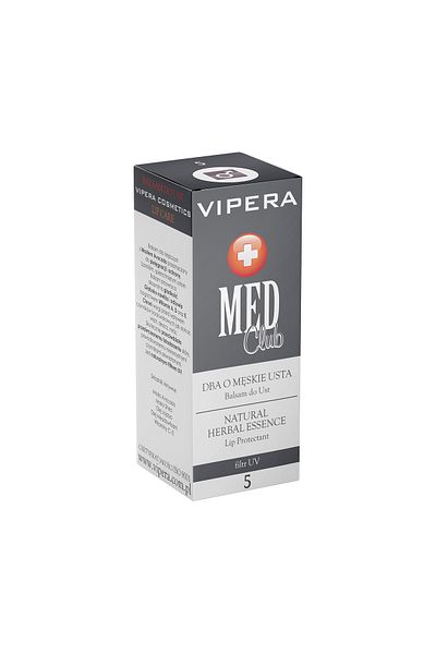 Vipera Protective lip balm for men, 05 colorless, 4 g