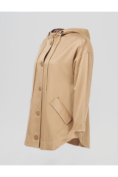 KYR Καπάκι με κουκούλα Punto Stitched Beige
