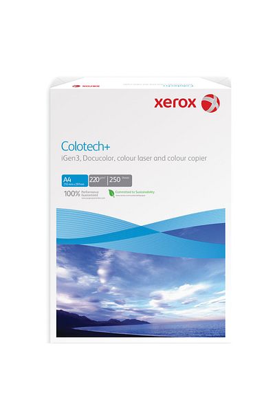 Xerox Hartie copiator color, Xerox Colotech+ 003R94668, A4, 220g/mp, 250 coli