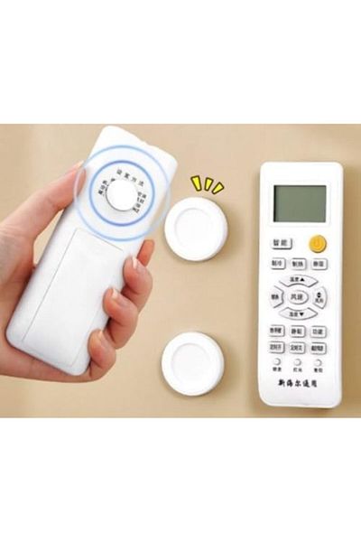 Mena Rise Şirinshop Magnetic Multi-Purpose Remote Control and Phone Holder, 2 Pieces, Strong Grip, Easy Mon
